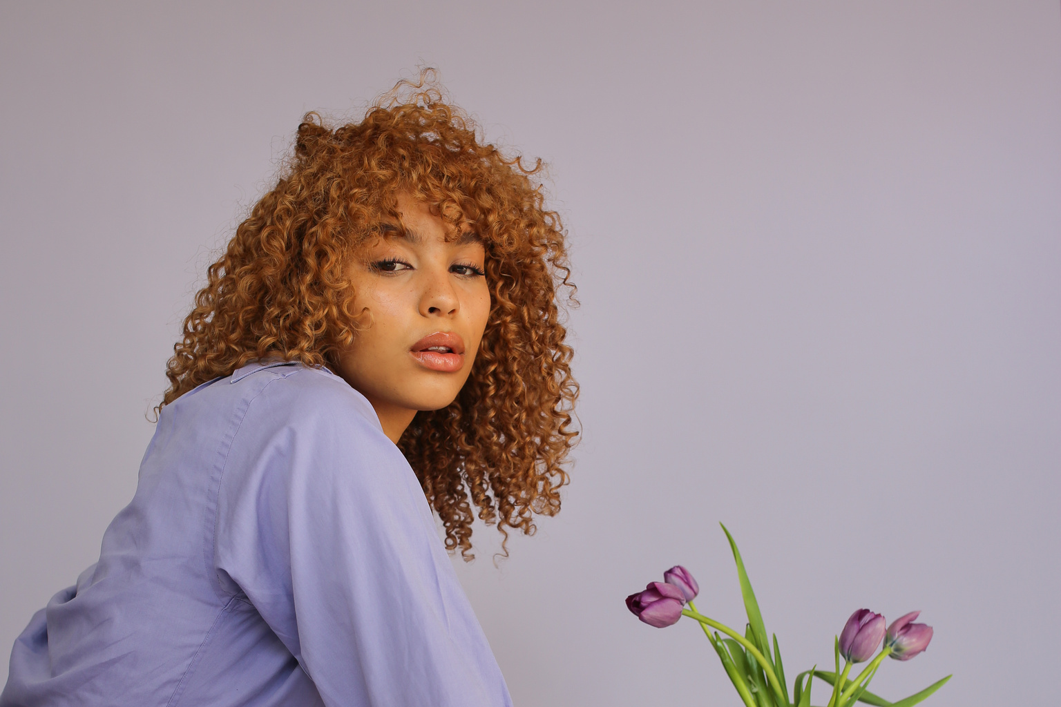 Portrait of a Woman with Flowers